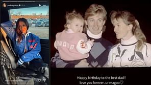 Wayne Gretzky's daughter Paulina shares snippets from NHL legend's birthday celebration on private jet, enjoys NFL game with family