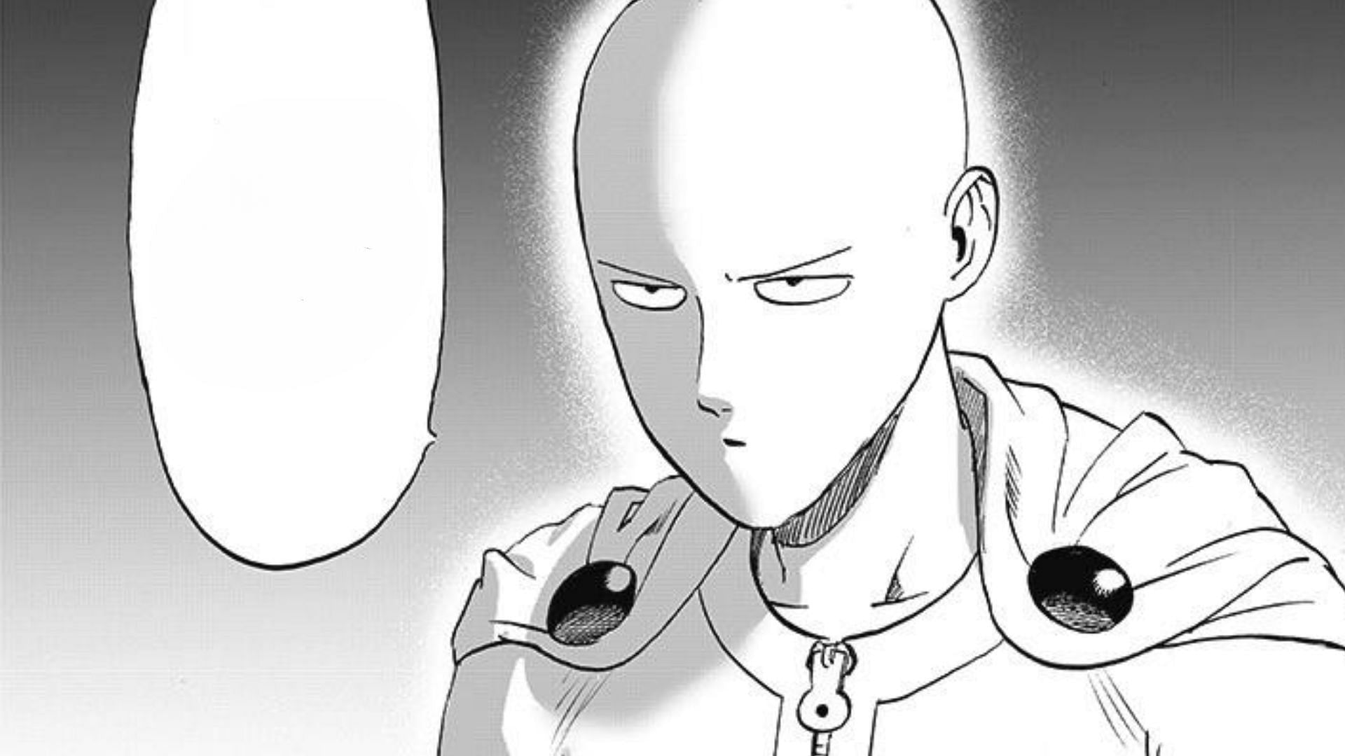 Saitama as seen in One Punch Man manga (Image via Shueisha)