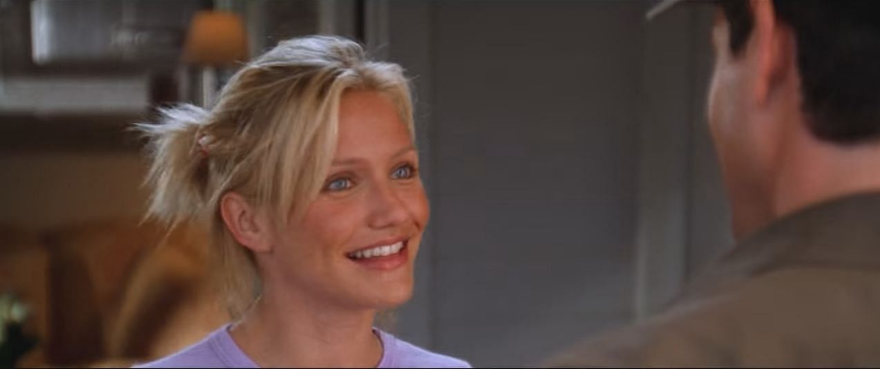 Cameron Diaz in an action-packed role in Charlie&#039;s Angels (Image via Sony Pictures)