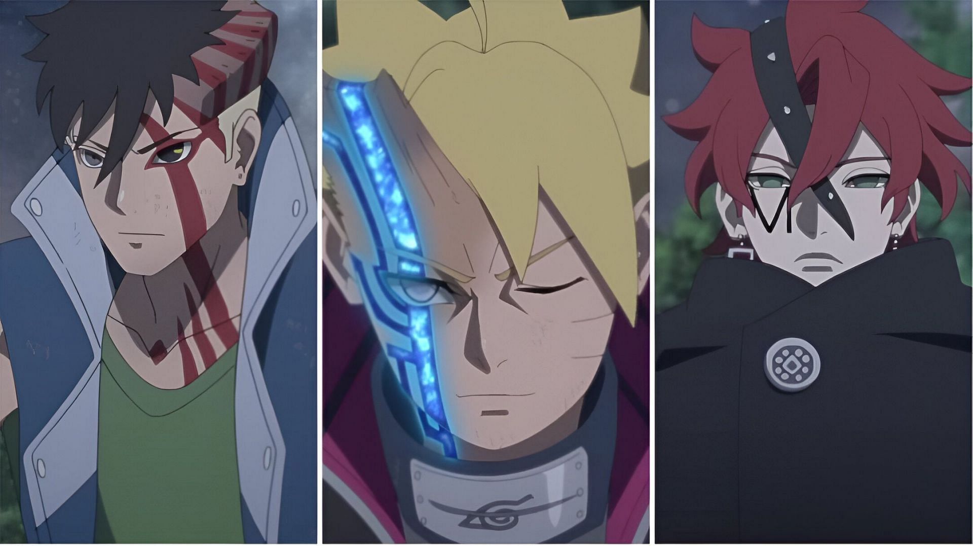 The trio from Boruto: Two Blue Vortex (Image via Viz Media)