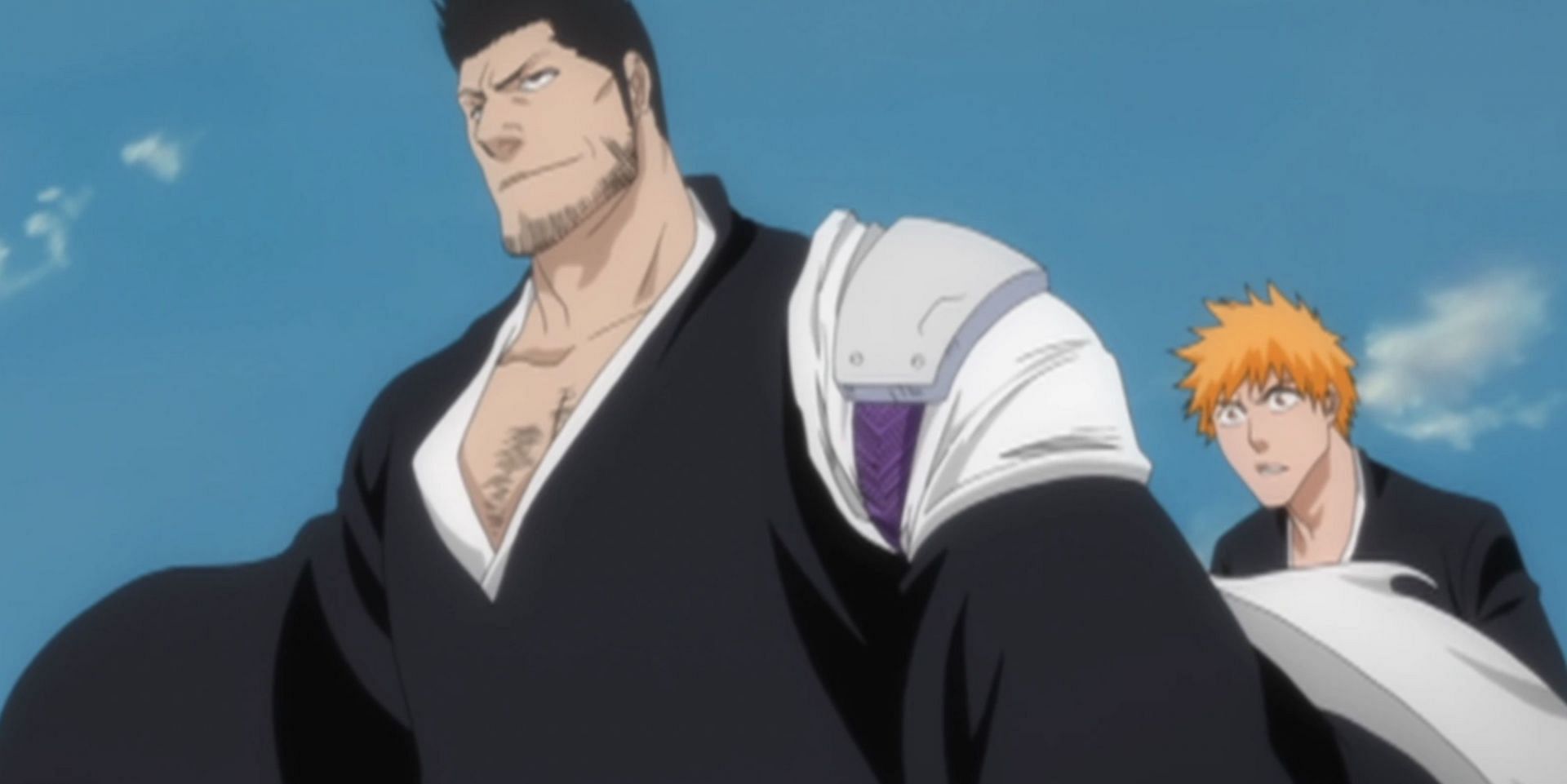 Isshin and Ichigo as seen in anime (Image via Studio Pierrot)