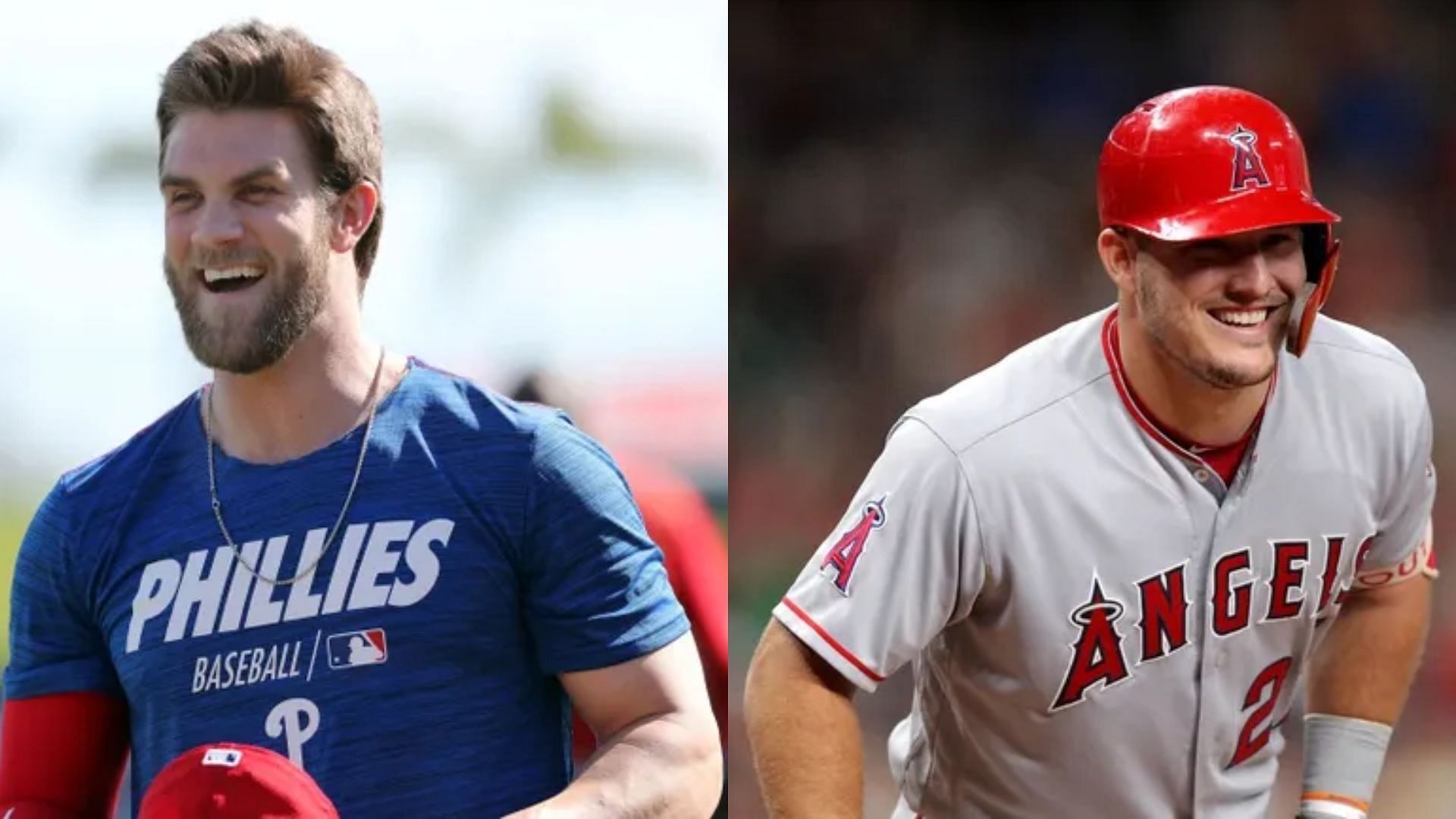 Philadelphia Phillies Star Bryce Harper &amp; Los Angeles Angels Star Mike Trout