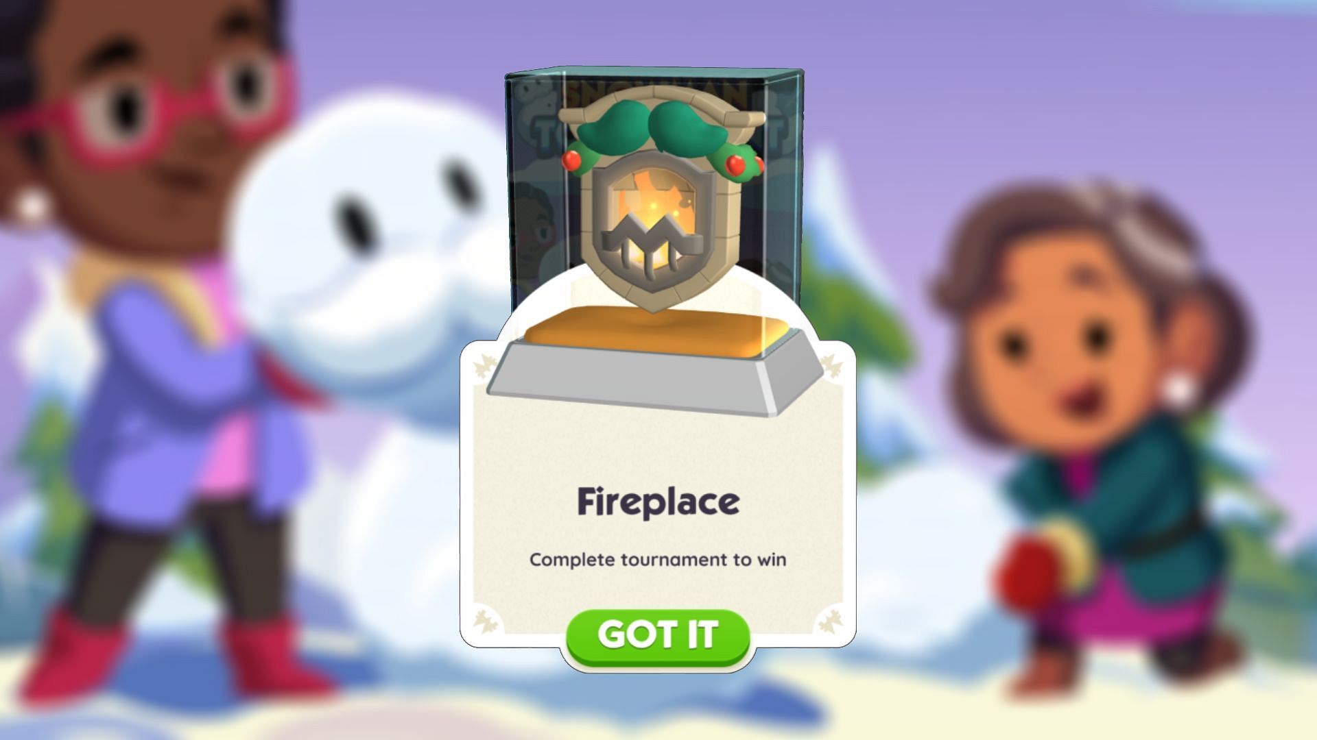 Fireplace Shield in Monopoly Go (Image via Scopely)