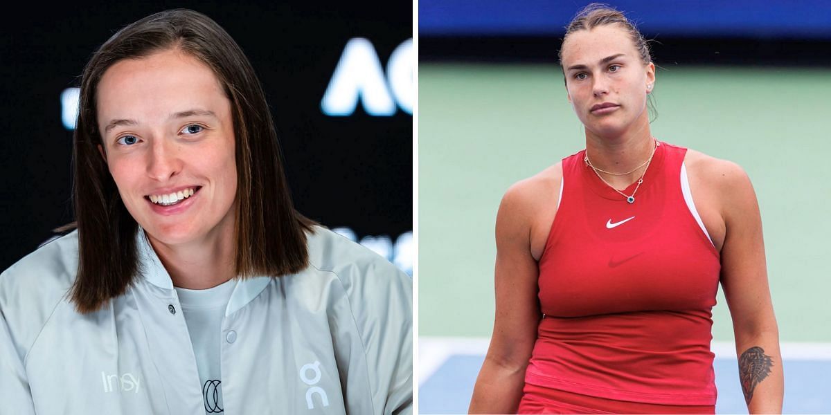 Iga Swiatek (L) &amp; Aryna Sabalenka [Image Source: Getty Images]