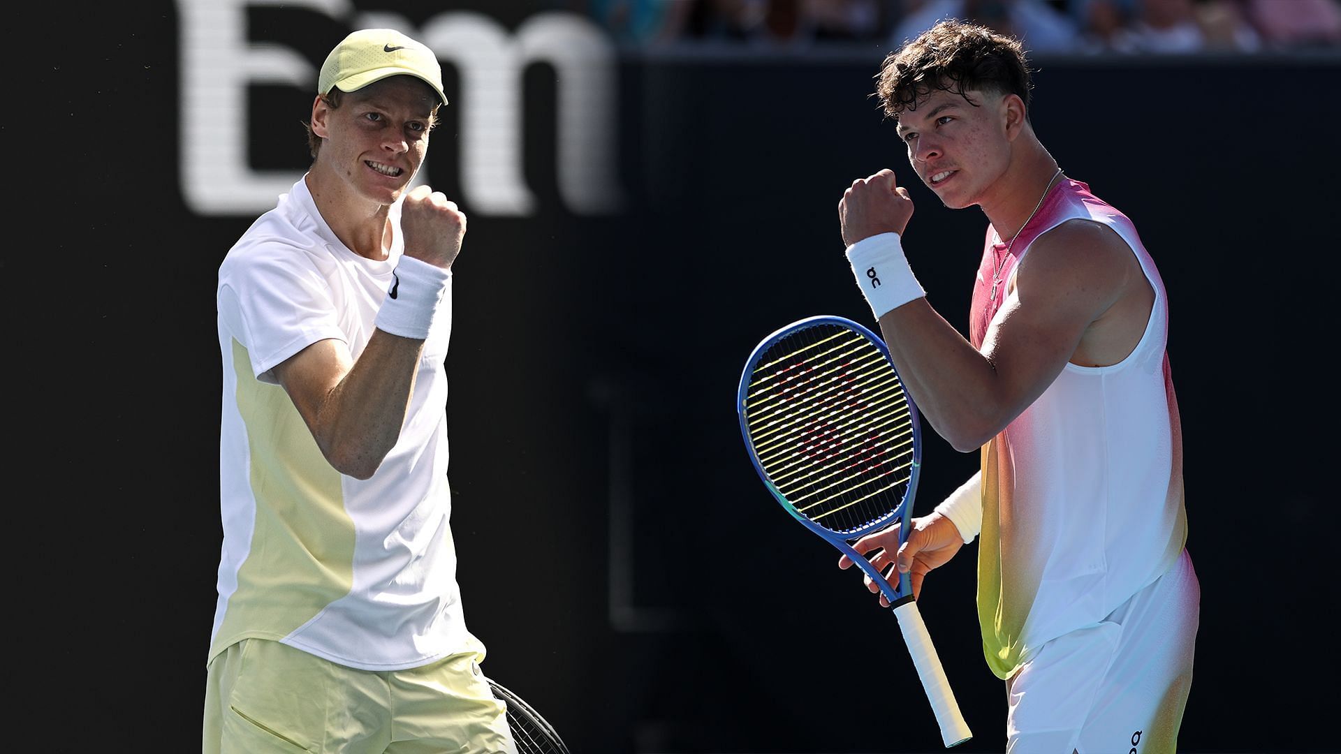 Jannik Sinner will take on Ben Shelton in the semifinals of the Australian Open 2025. (Photos: Getty)