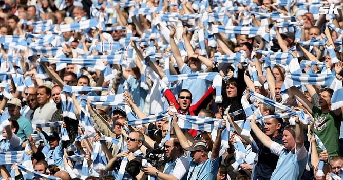 Fans evacuated from Etihad Stadium prior to Manchester City's UCL clash against Club Brugge due to fire near stand