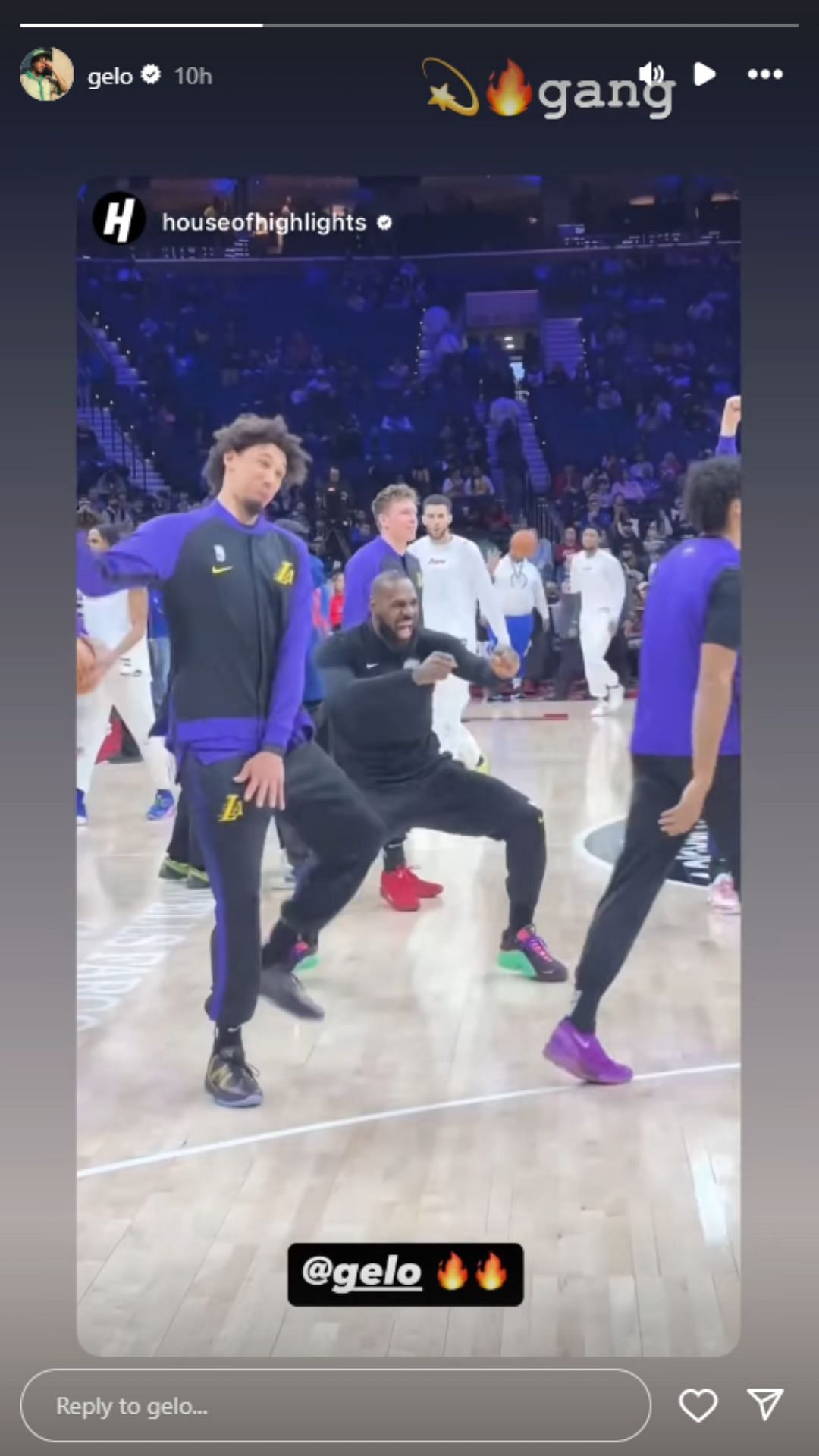 LiAngelo Ball drops 1-word reaction after LeBron James and other Lakers players groove to viral &quot;Tweaker&quot; track (Image Credit: @gelo on Instagram)