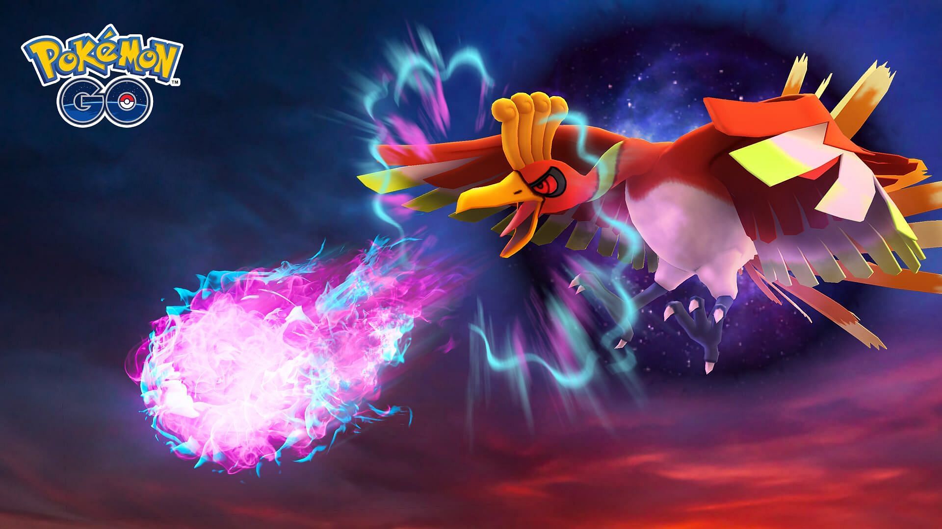 Ho-Oh with Sacred Fire in Pokemon GO