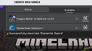 How do you install mods in Minecraft Bedrock for Android?