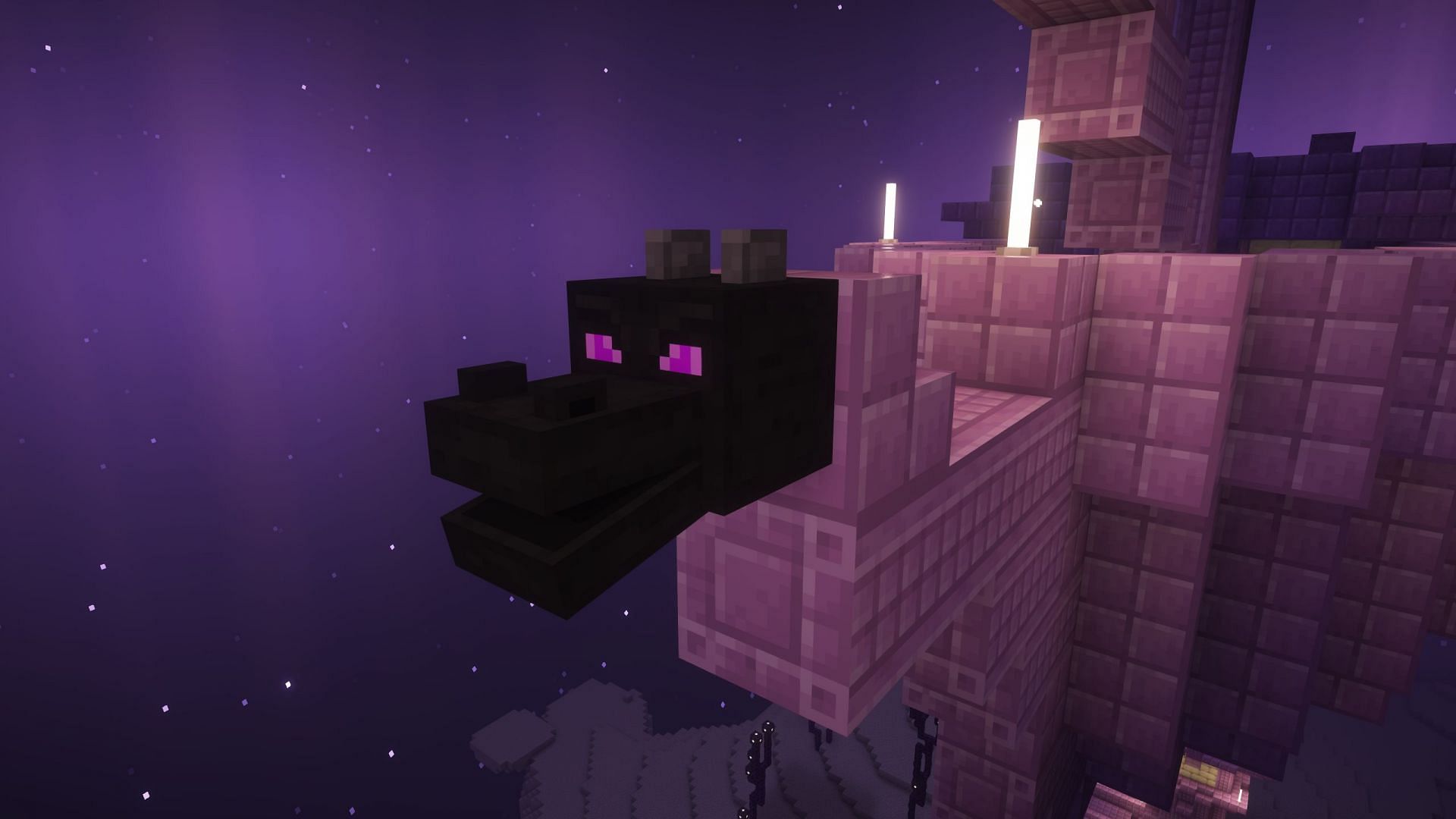 The dragon head is only found on End City ships (Image via Mojang Studios)