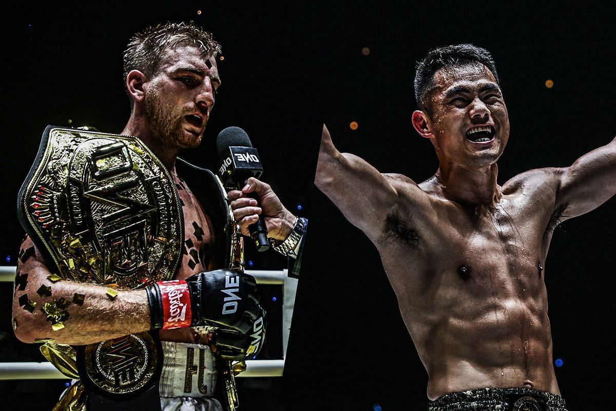 Jonathan Haggerty (left), Wei Rui (right) [Photo via ONE Championship]