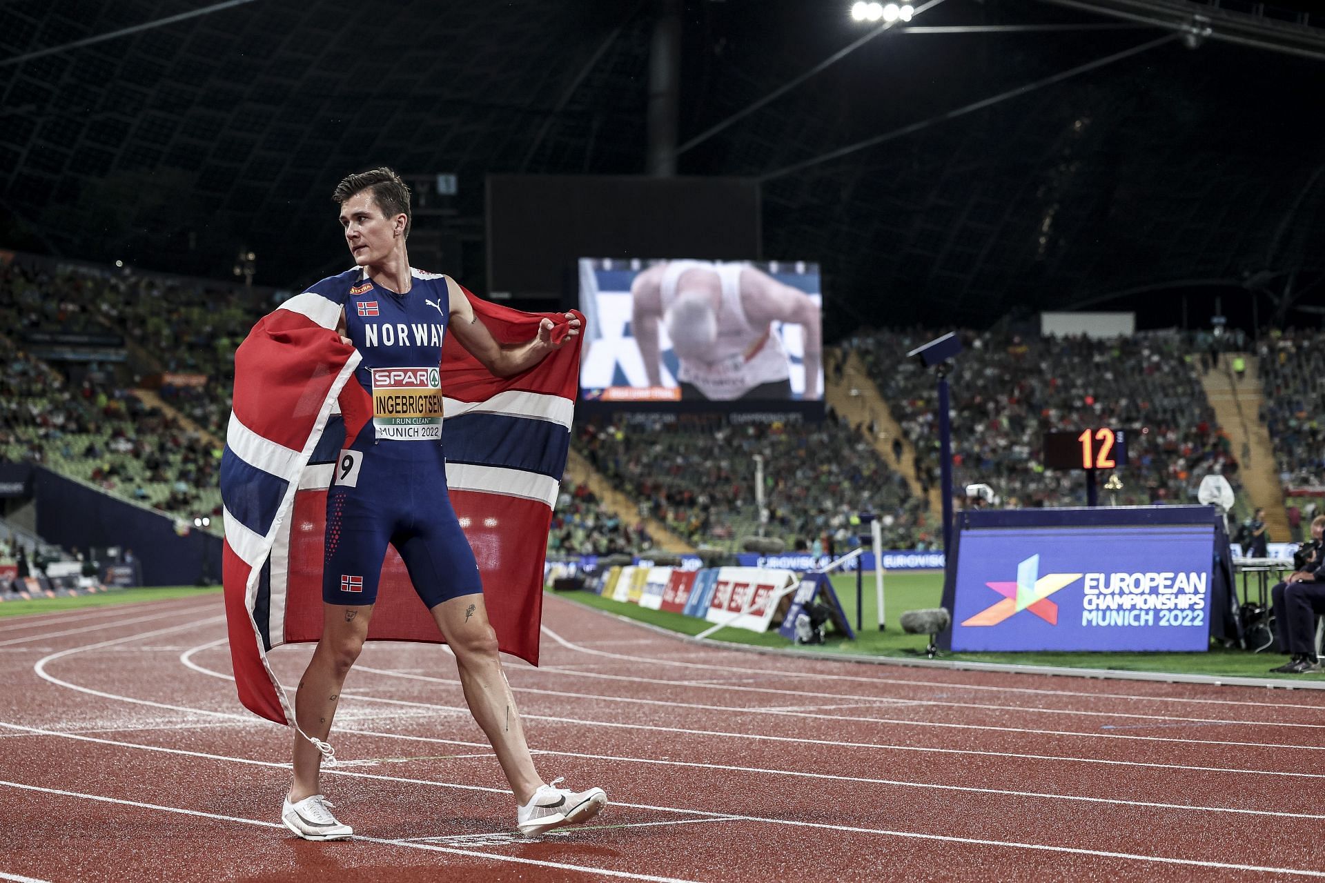 Ingebrigtsen at the European Championships 2022 (Image Source: Getty)