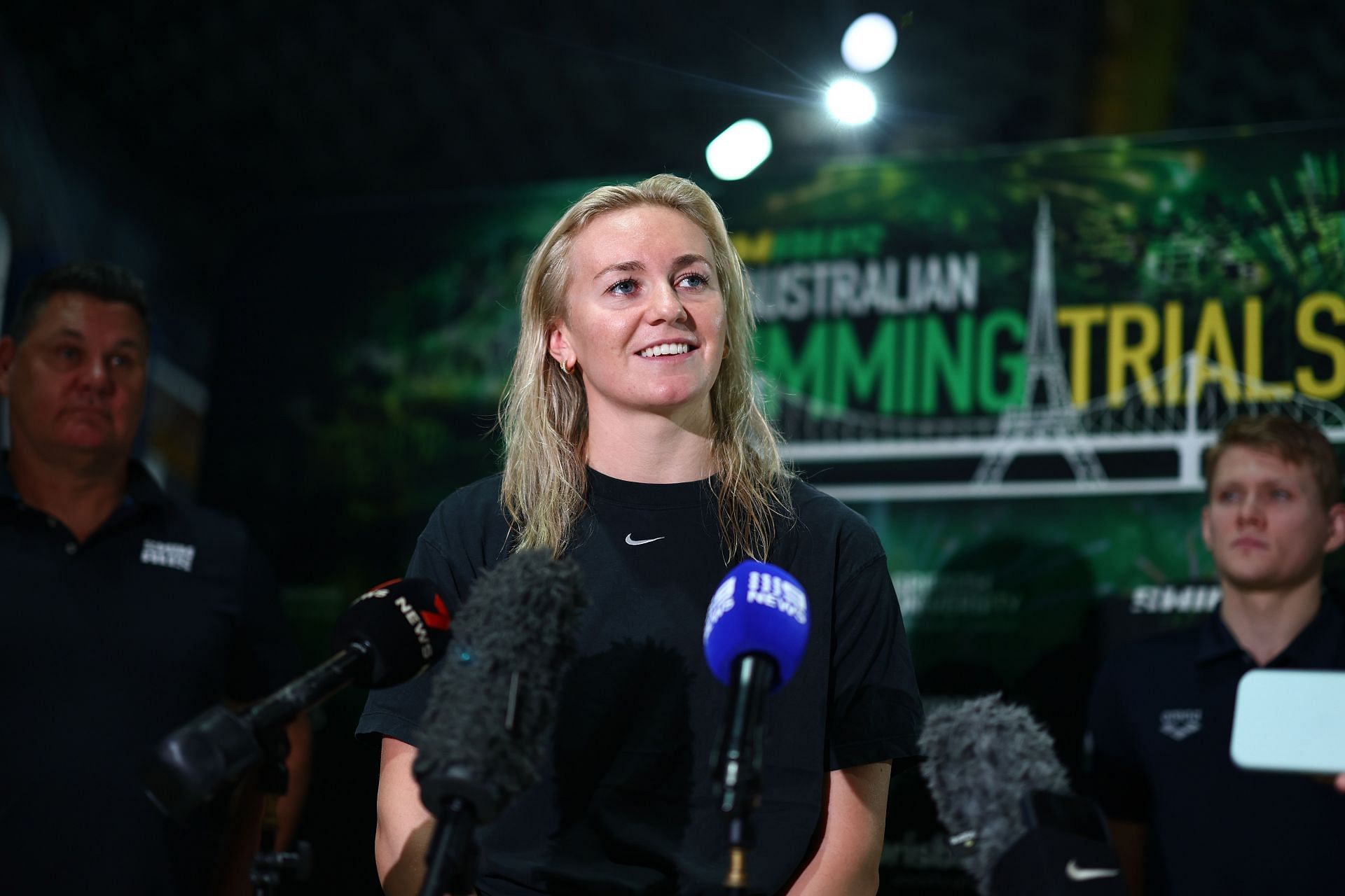 Titmus speaks to the media ahead of the Olympic Trials (Image Source: Getty)