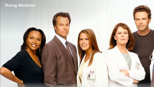 The ensemble cast of Strong Medicine (Image via Lifetime)