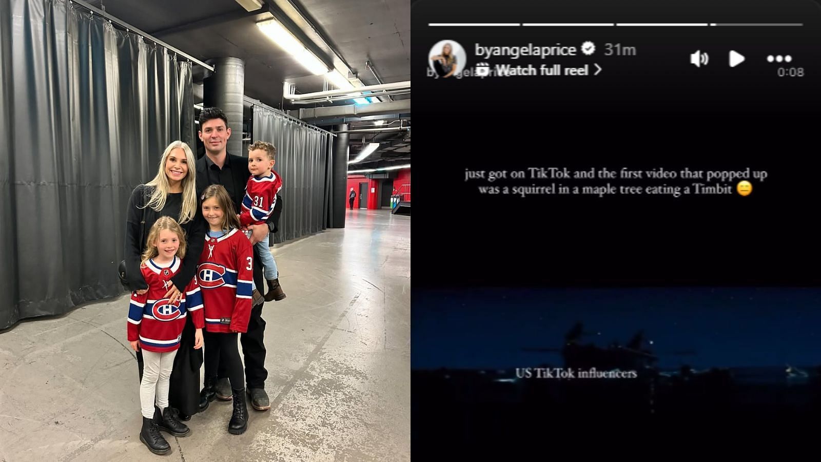 Carey Price&rsquo;s wife Angela reacts to TikTok getting banned in the US