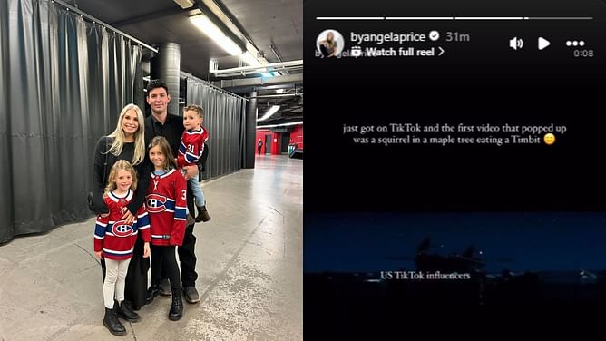 “Can’t people get a VPN?”: Carey Price’s wife Angela reacts to TikTok getting banned in the US