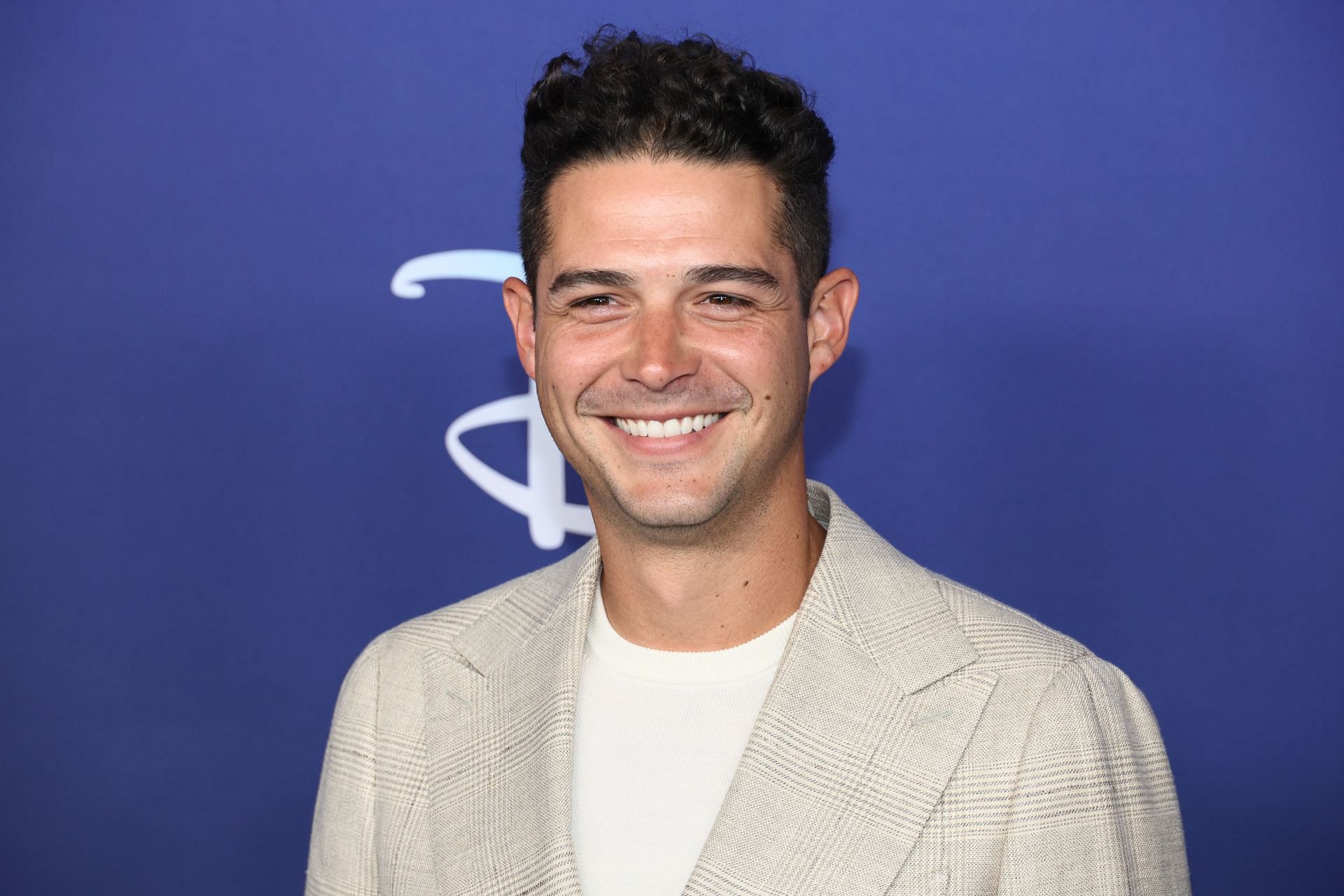 Wells Adams attends the 2022 ABC Disney Upfront at Basketball City (Photo by Dia Dipasupil/Getty Images)