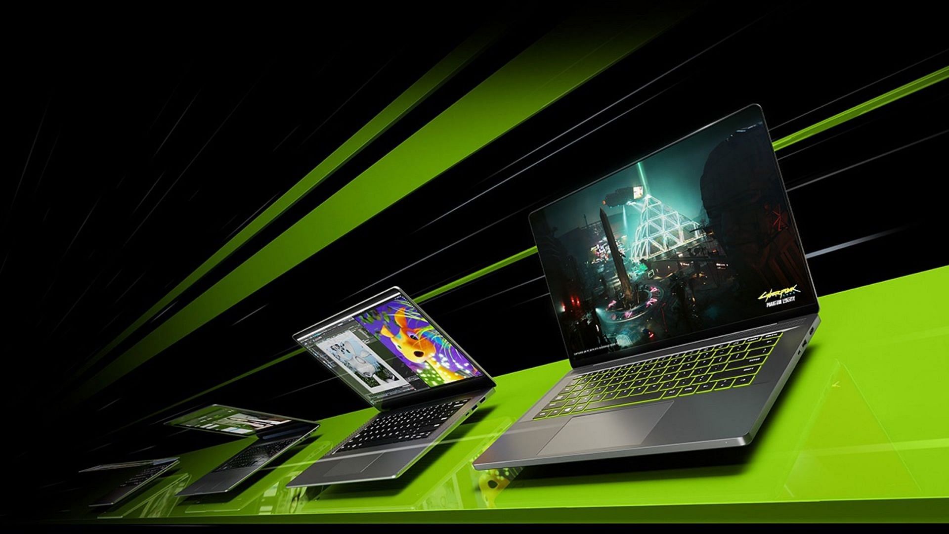 Picture of RTX laptops