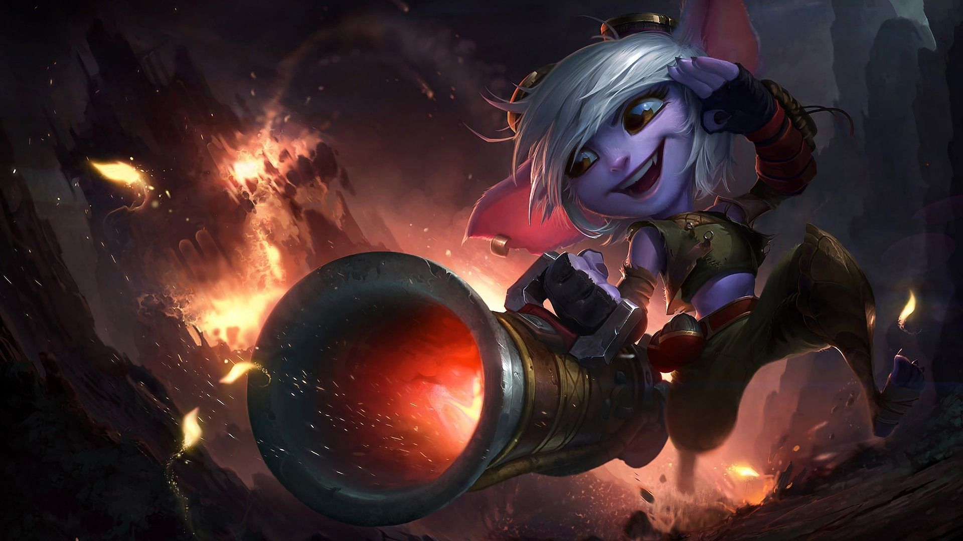 Default Tristana in League of Legends (Image via Riot Games)