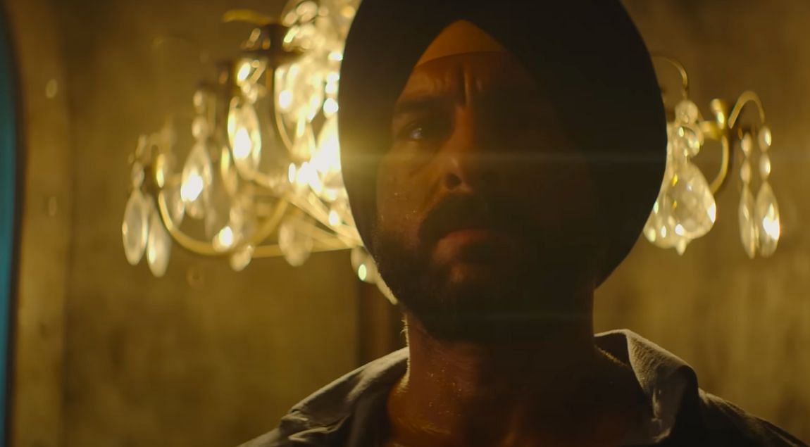 Saif Ali Khan from Sacred Games (Image via Youtube @Netflix)