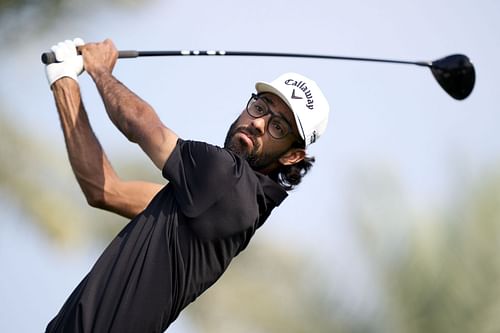 Akshay Bhatia during the Hero Dubai Desert Classic, Day Three (Image Source: Getty)