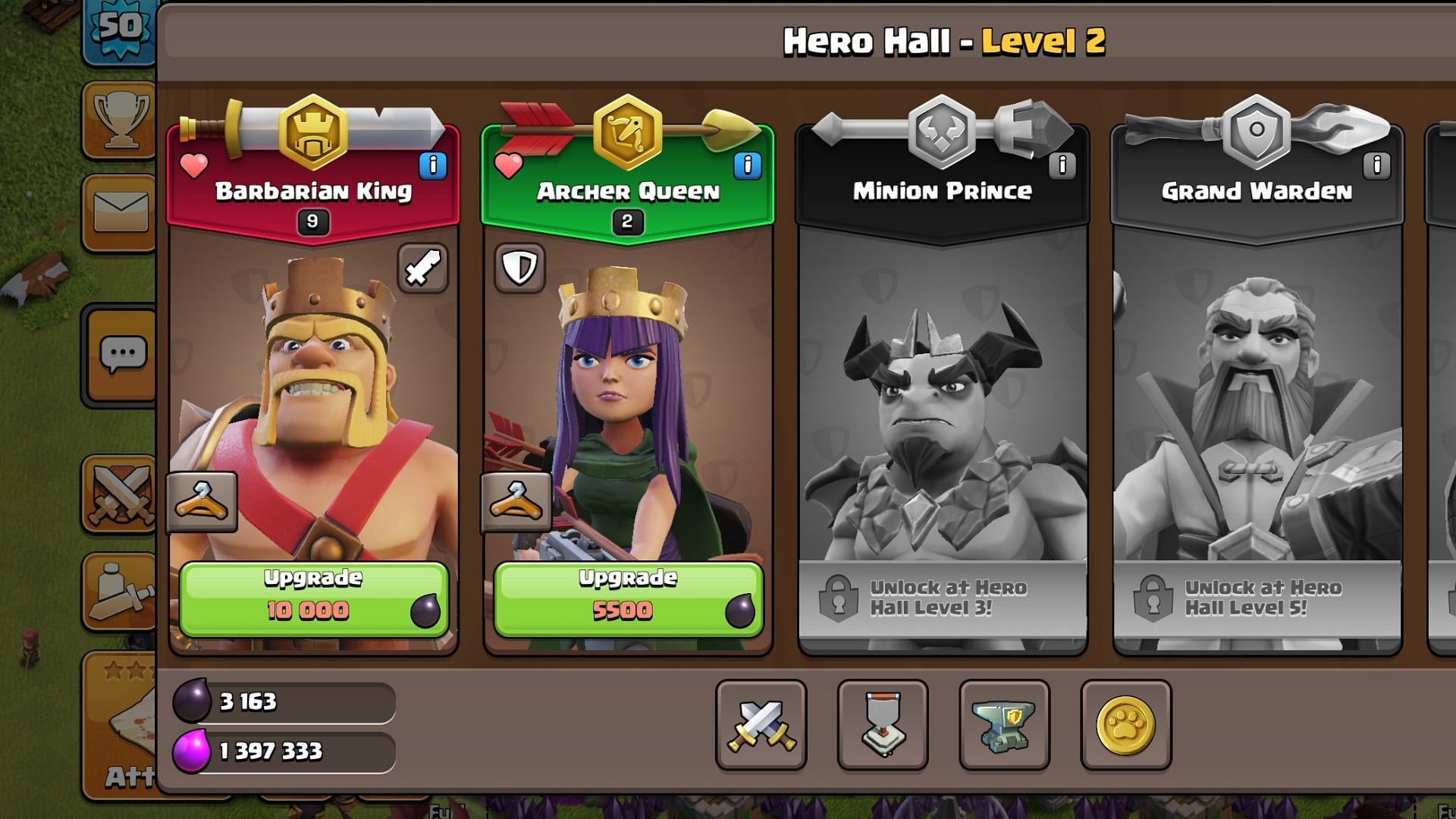 Archer Queen in the Hero Hall (Image via Supercell)