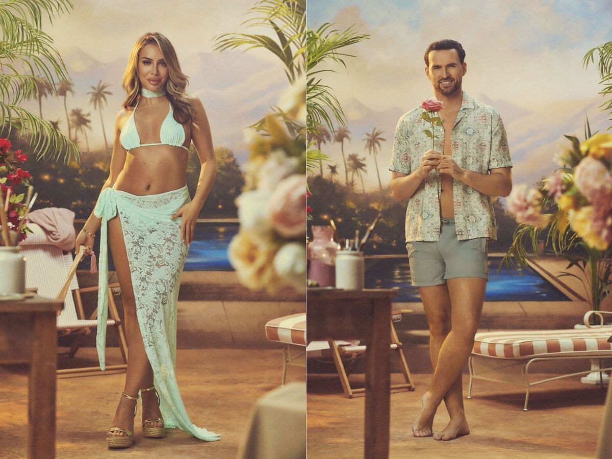 Elma Pazar and Ronnie Vint from Love Island: All Stars (Image via 9Now)