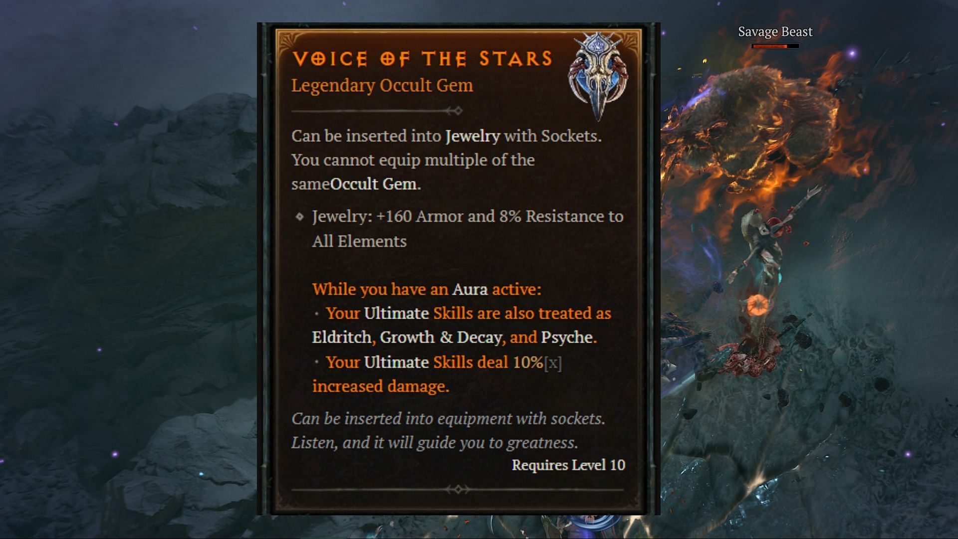 It takes some real grinding to unlock Voice of the Stars, but it&#039;s worth it (Image via Blizzard Entertainment)