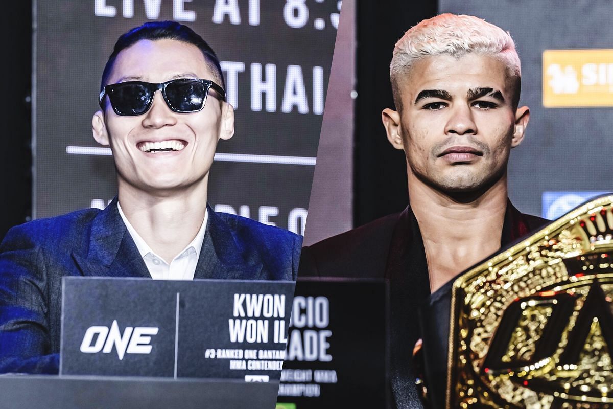 Kwon Won Il (Left) is ready to prove himself against Fabricio Andrade (Right)