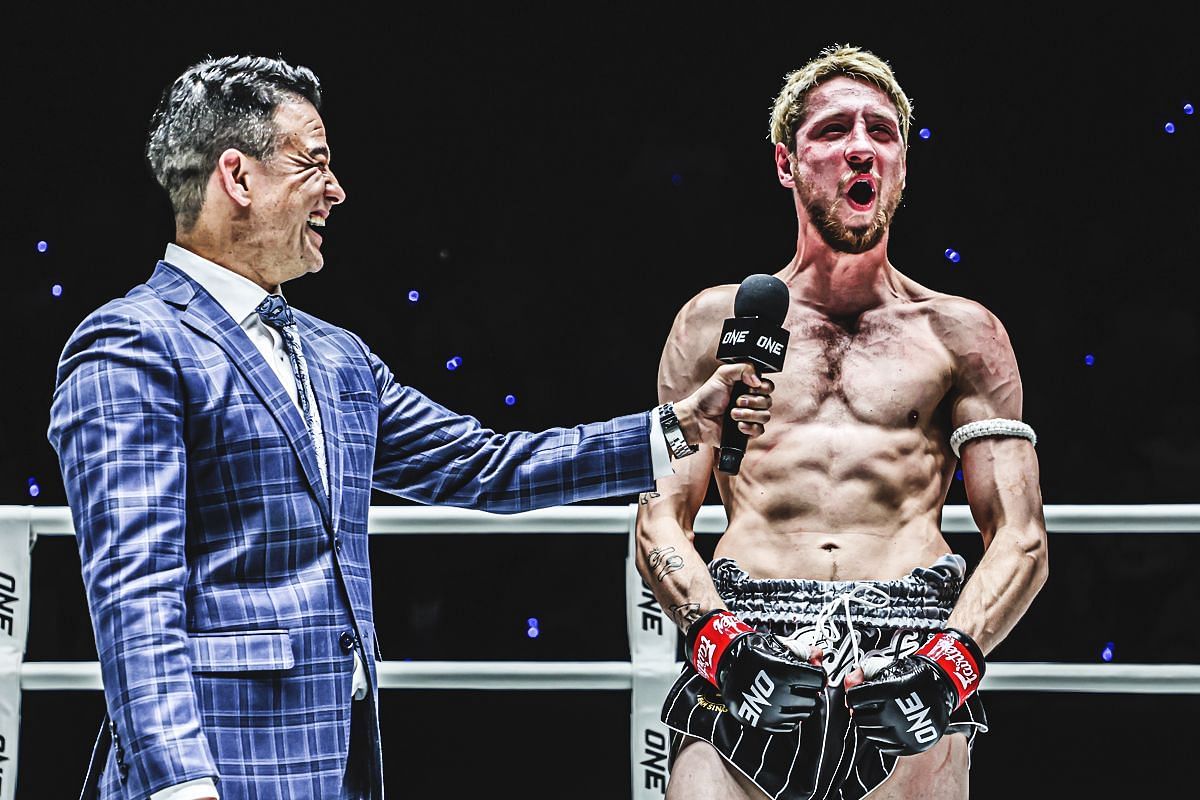 Luke Lessei with Mitch Chilson | Image credit: ONE Championship