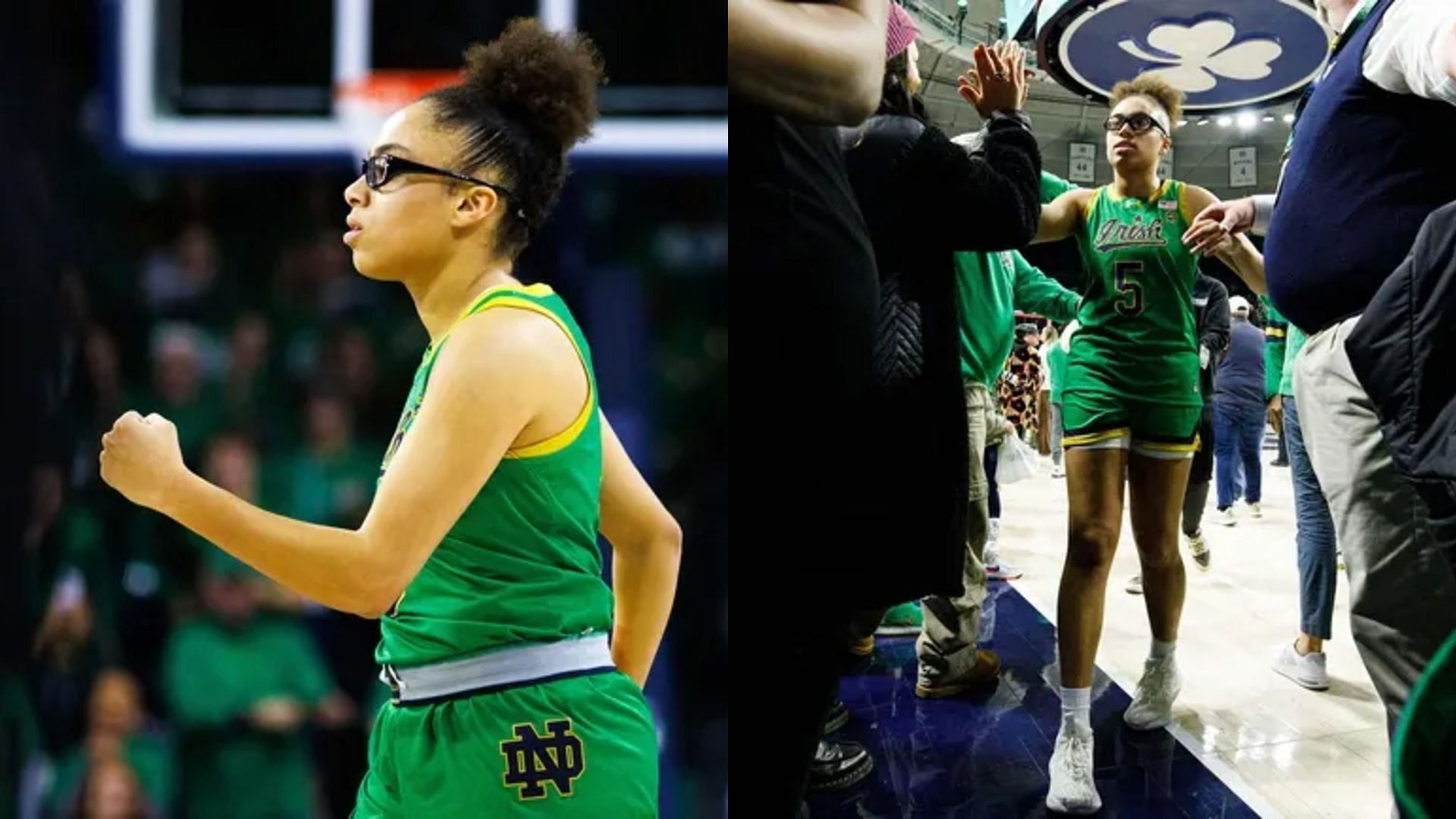 Olivia Miles was thrilled when she learned about the return of her Notre Dame teammate.