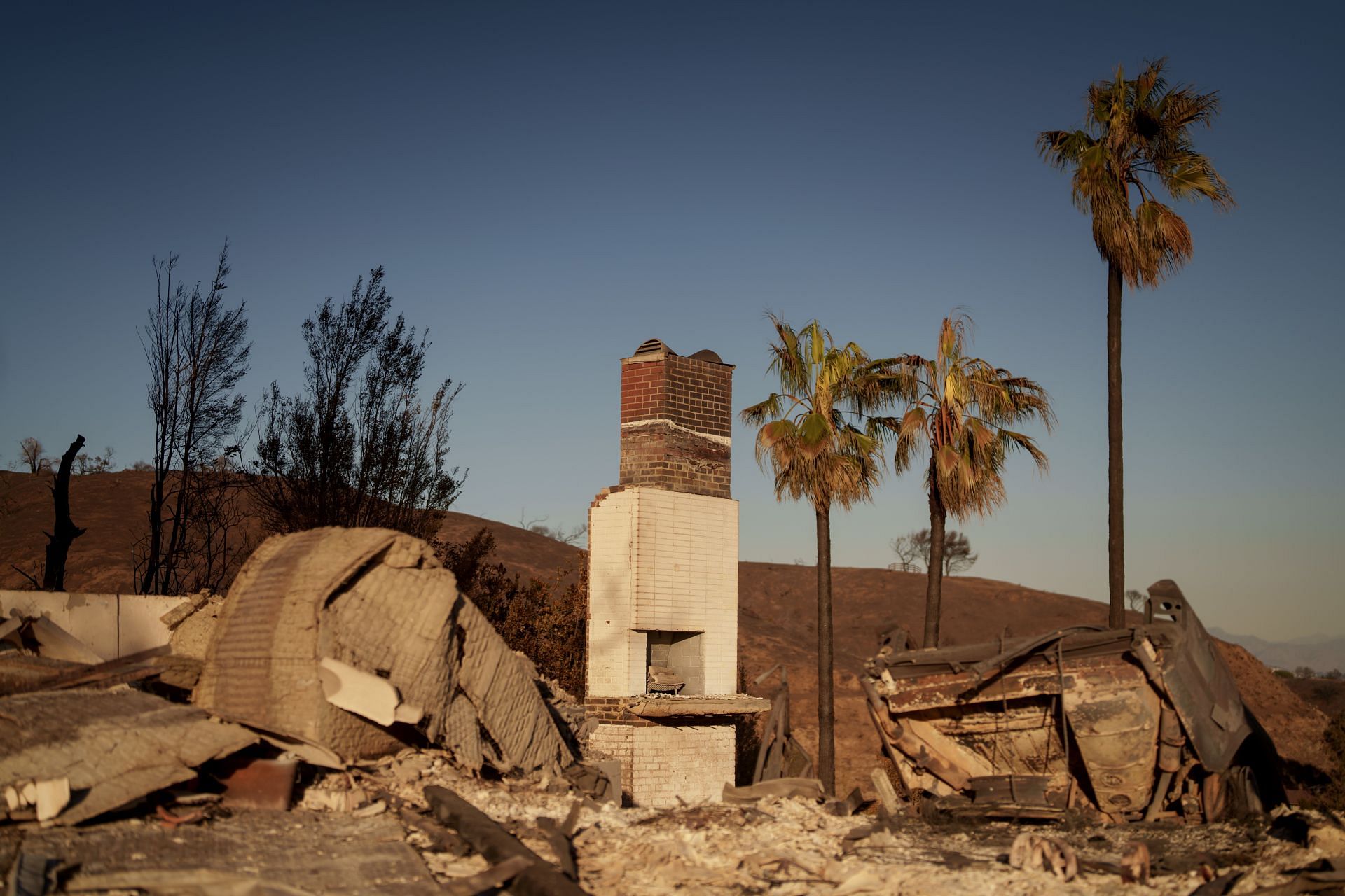 Powerful Winds Fuel Multiple Fires Across Los Angeles Area - Source: Getty