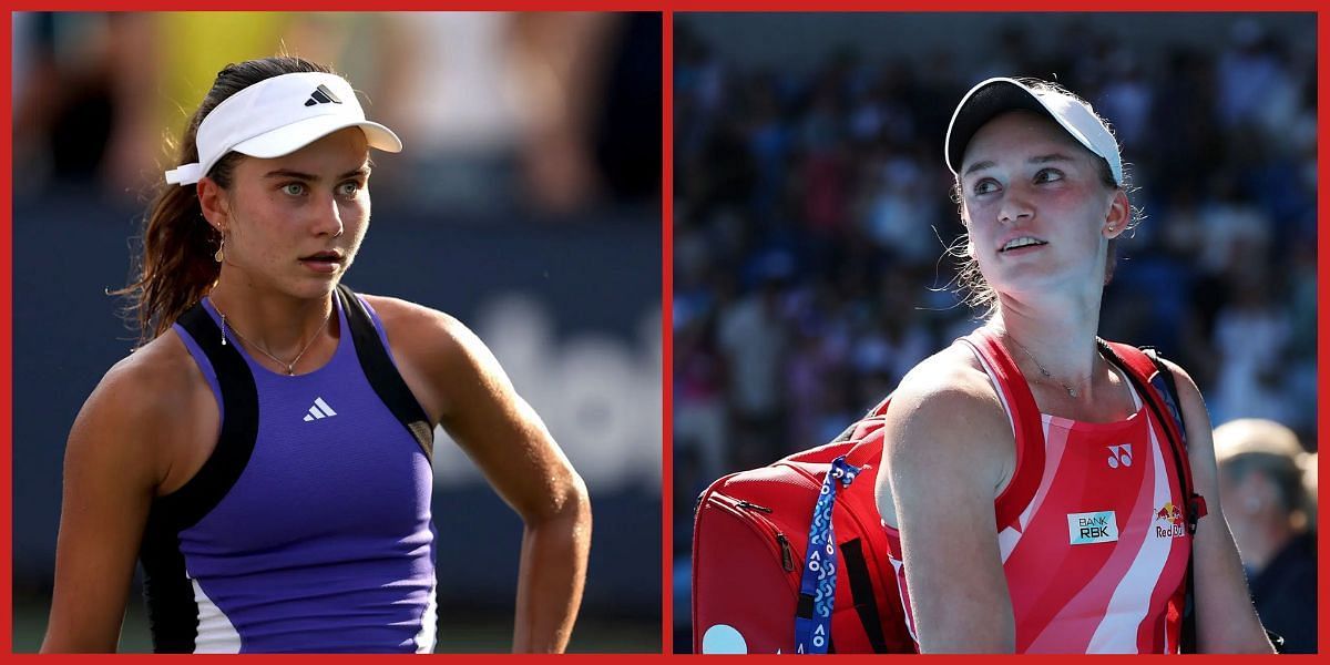 Iva Jovic and Elena Rybakina will clash in the second round. (Source: Getty)