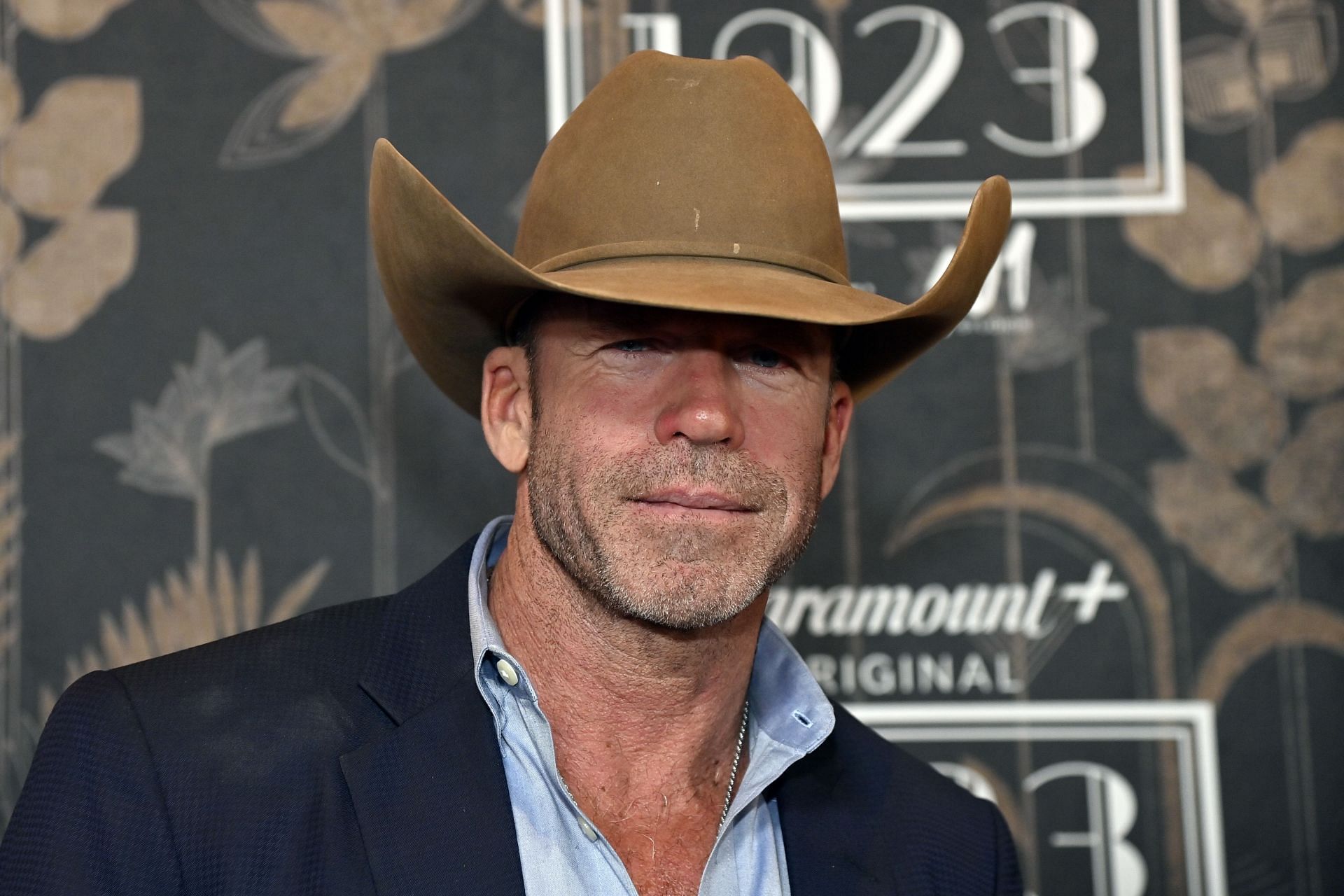 Taylor Sheridan attends the 1923 Las Vegas premiere screening on December 03, 2022. (Photo by Getty)