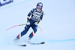 Lindsey Vonn reacts to fan's support after top-20 Super-G finish at Garmisch-Partenkirchen World Cup