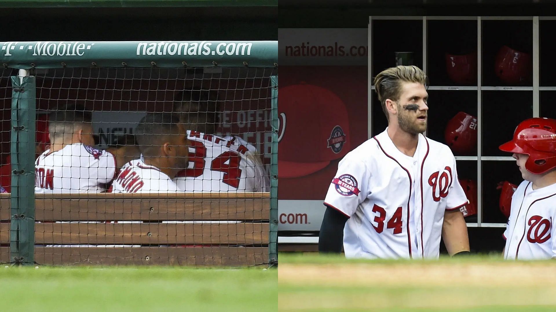 Former Washington Nationals - Bryce Harper and Jonathan Papelbon