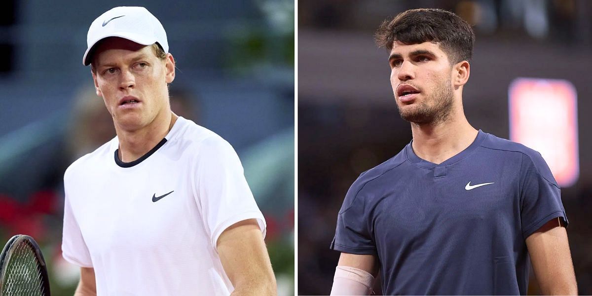 Jannik Sinner (L) and Carlos Alcaraz (R) (Image Source: Getty)