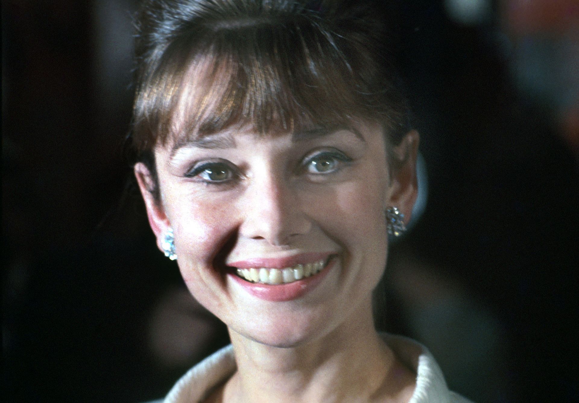 Audrey Hepburn at the premiere of West Side Story- Source: Getty