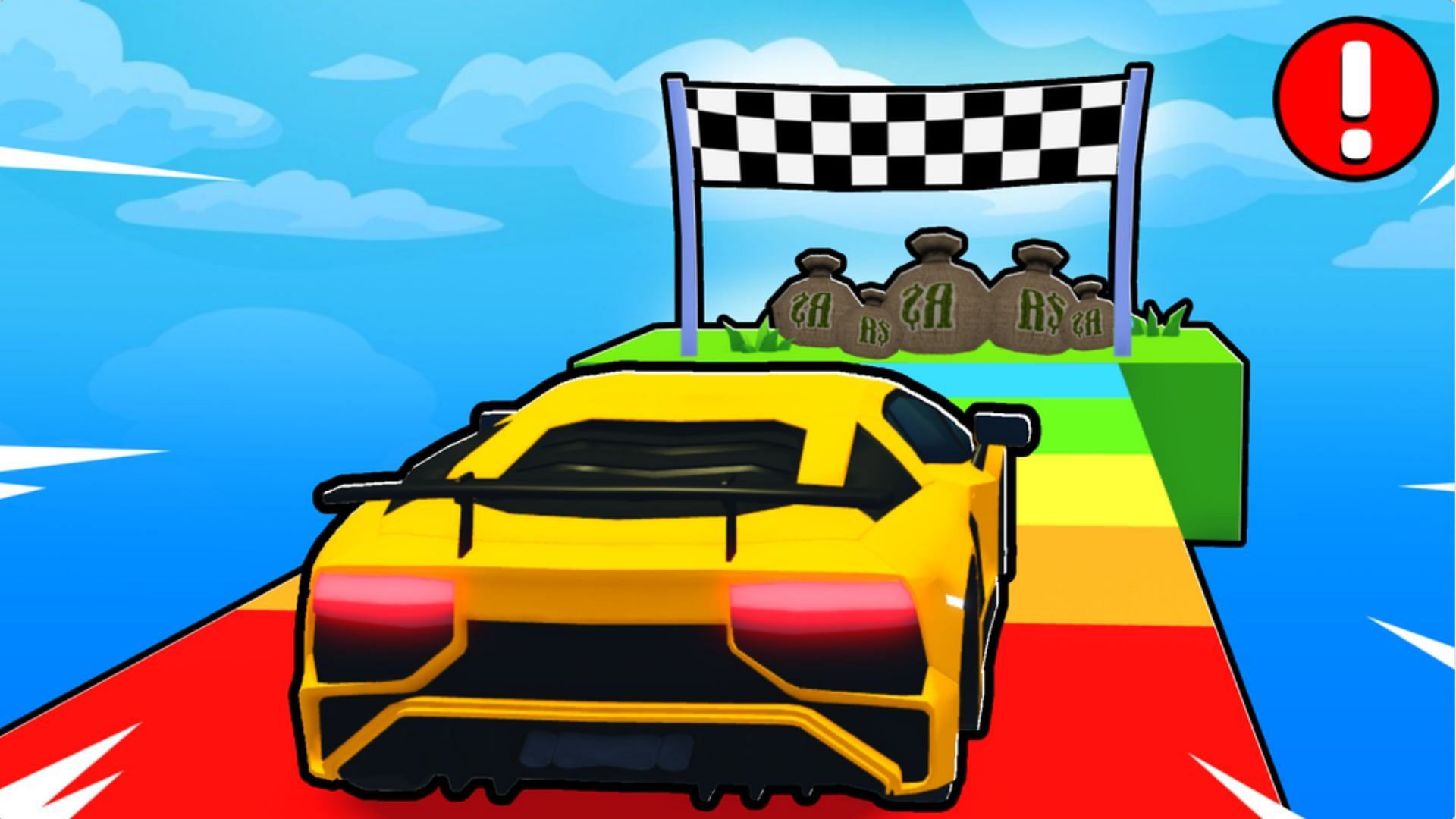 Upgrade your car to win in Car Training (Image via Roblox)