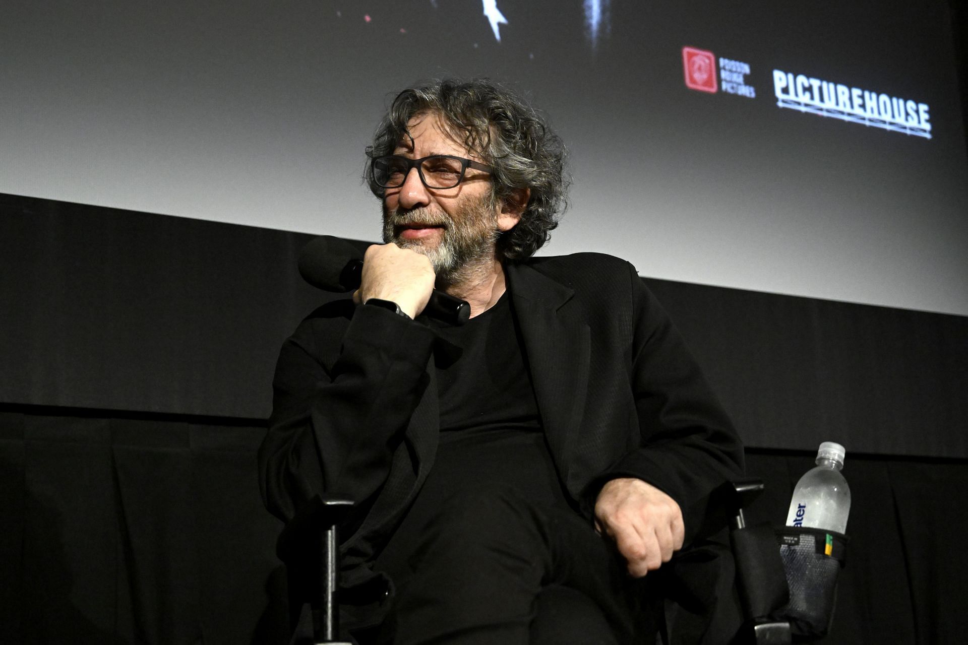 &quot;Frank Miller: American Genius&quot; - Neil Gaiman and Frank Miller in conversation at NY Preview ahead of June 10 theatrical event (Image via Getty)