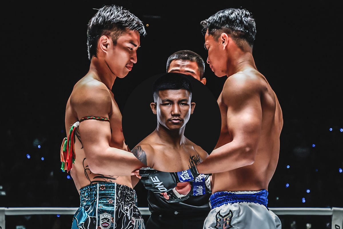 Rodtang (Center) weighs in on Tawanchai vs Superbon