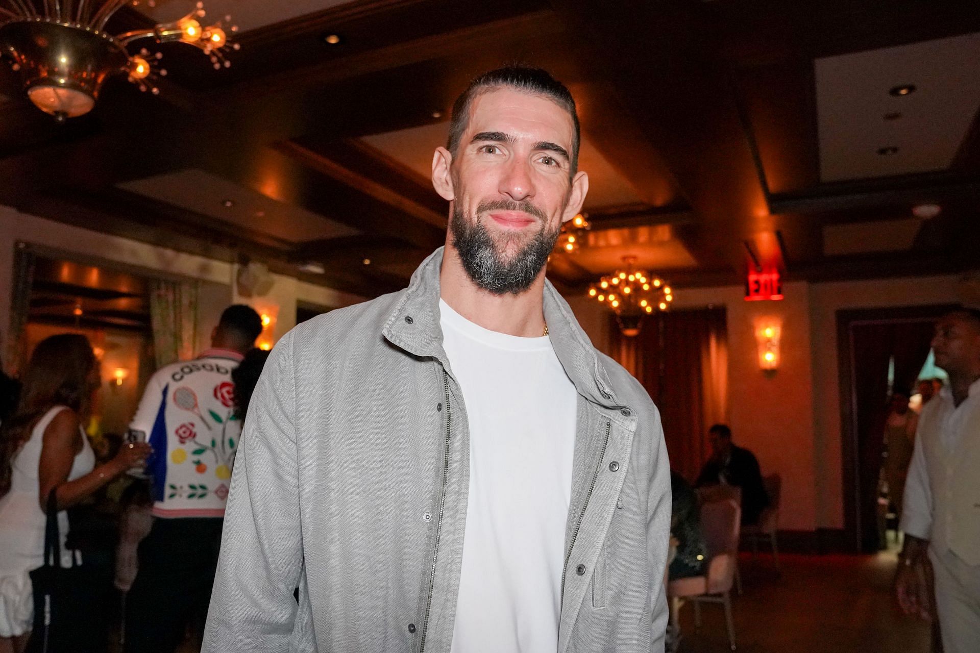 DJ Khaled&#039;s We The Best Golf Tournament Welcome Reception - Michael Phelps in action - Source: Getty