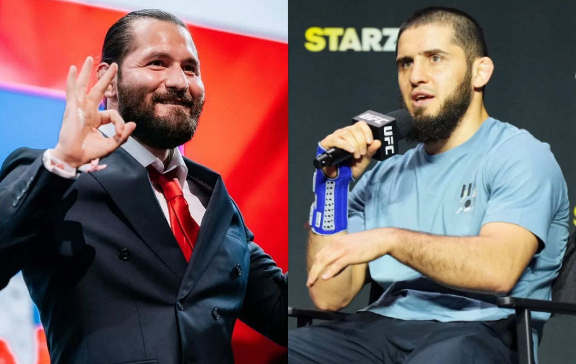 Jorge Masvidal reacts to an MMA analyst refuting the claim of Islam Makhachev being the lightweight GOAT over BJ Penn. [Image Courtesy: Getty Images] 