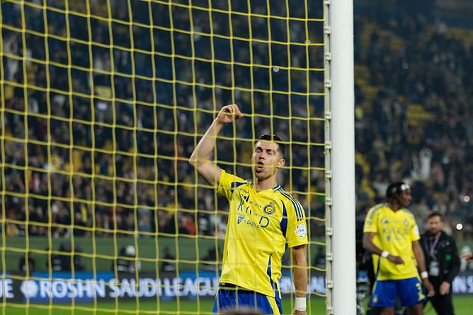 Cristiano Ronaldo reacts after starring for Al-Nassr in win over Al-Fateh