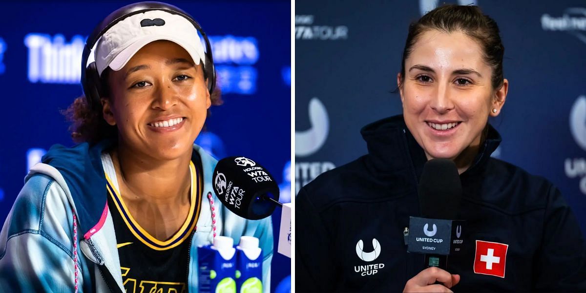 Naomi Osaka (L) and Belinda Bencic (R) (Image Source: Getty)