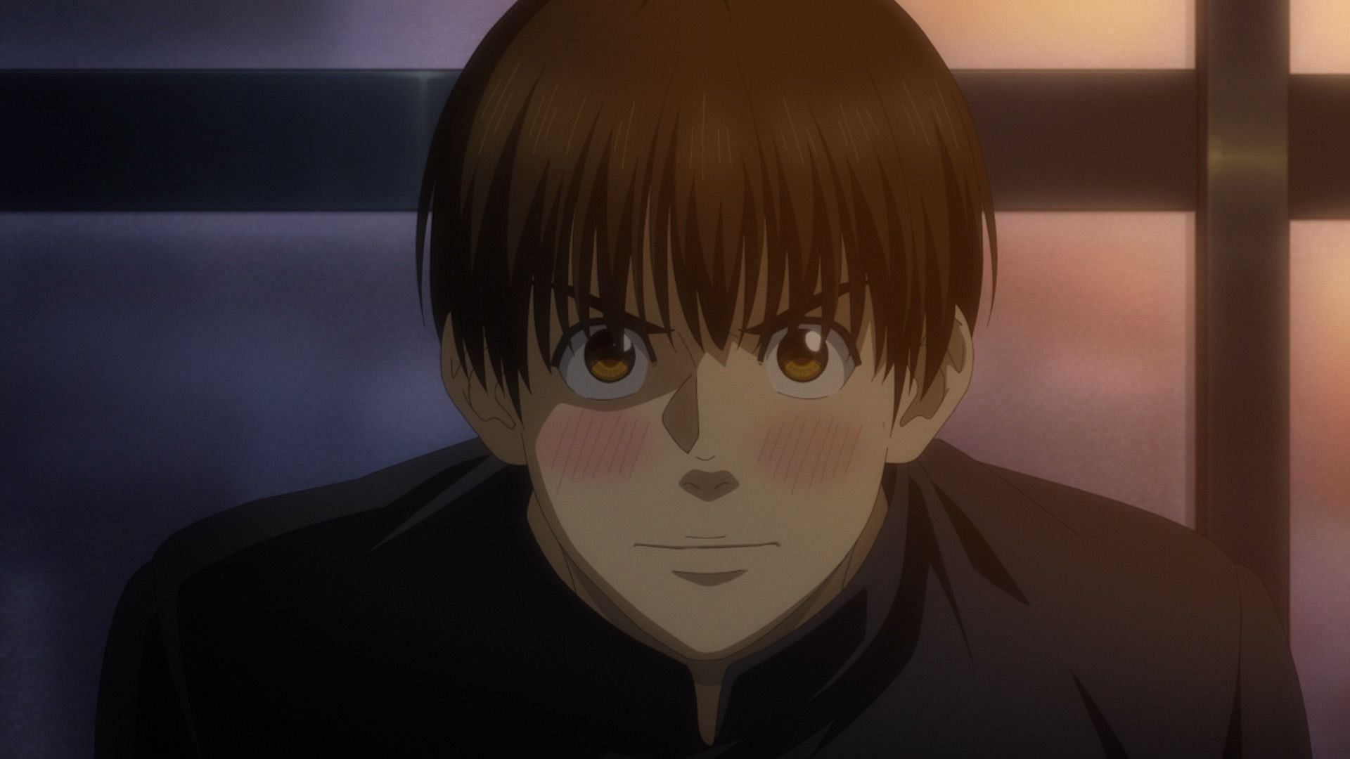 Rihito Tatsuno as seen in the anime (image via Studio Gaina)