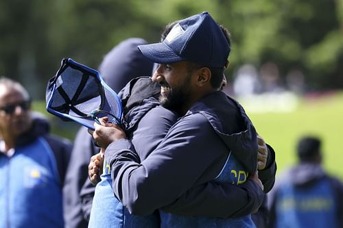 Eshan Malinga received his ODI cap ahead of his debut against New Zealand earlier in the month.