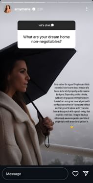 Amymarie Gaertner's Instagram story