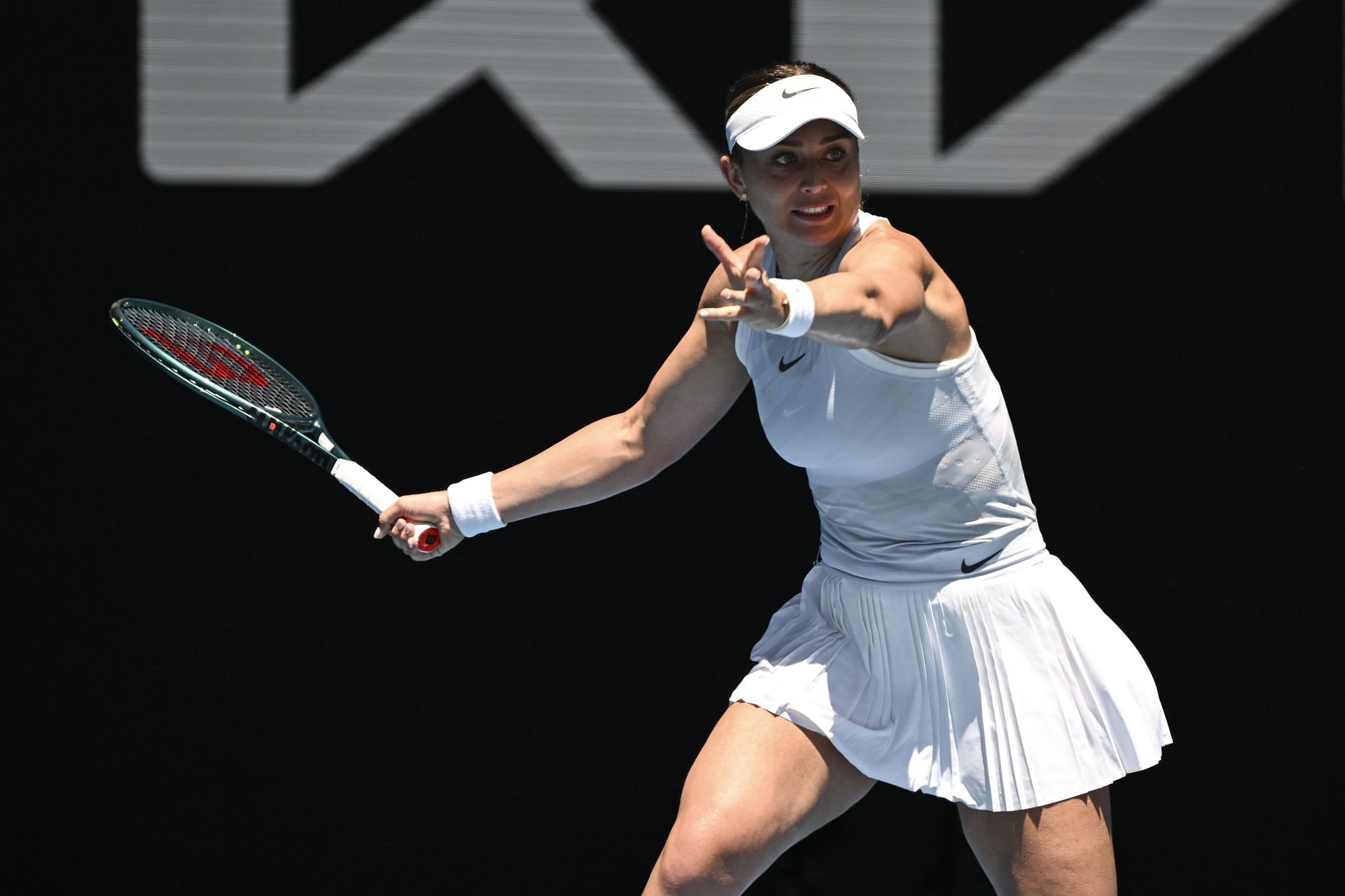 Paula Badosa at the Australian Open 2025. (Photo: Getty)