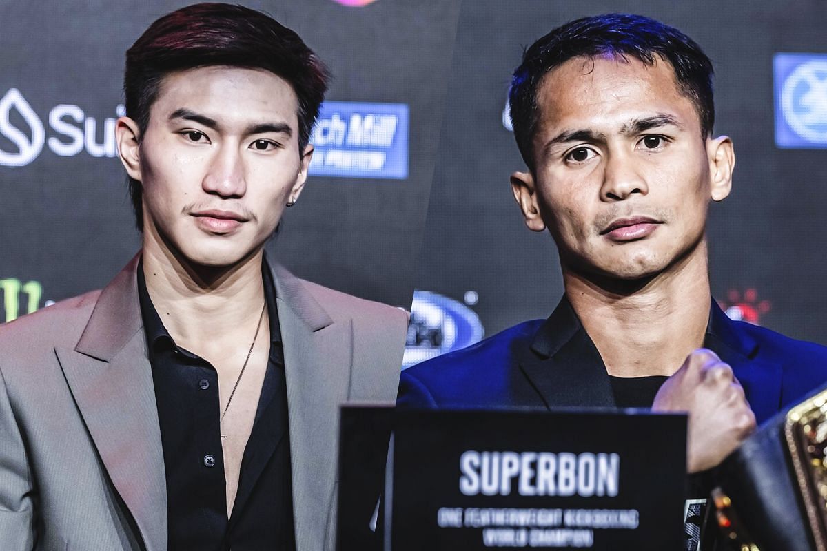 Tawanchai (left) and Superbon (right). [Photos from ONE Championship]